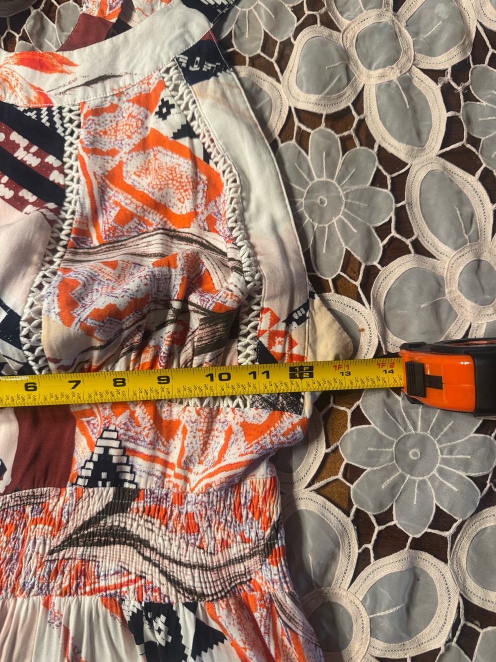 Abel The Label Open Back Halter Maxi Dress Large Boho Resort Anthropologie B6 - Picture 13 of 16